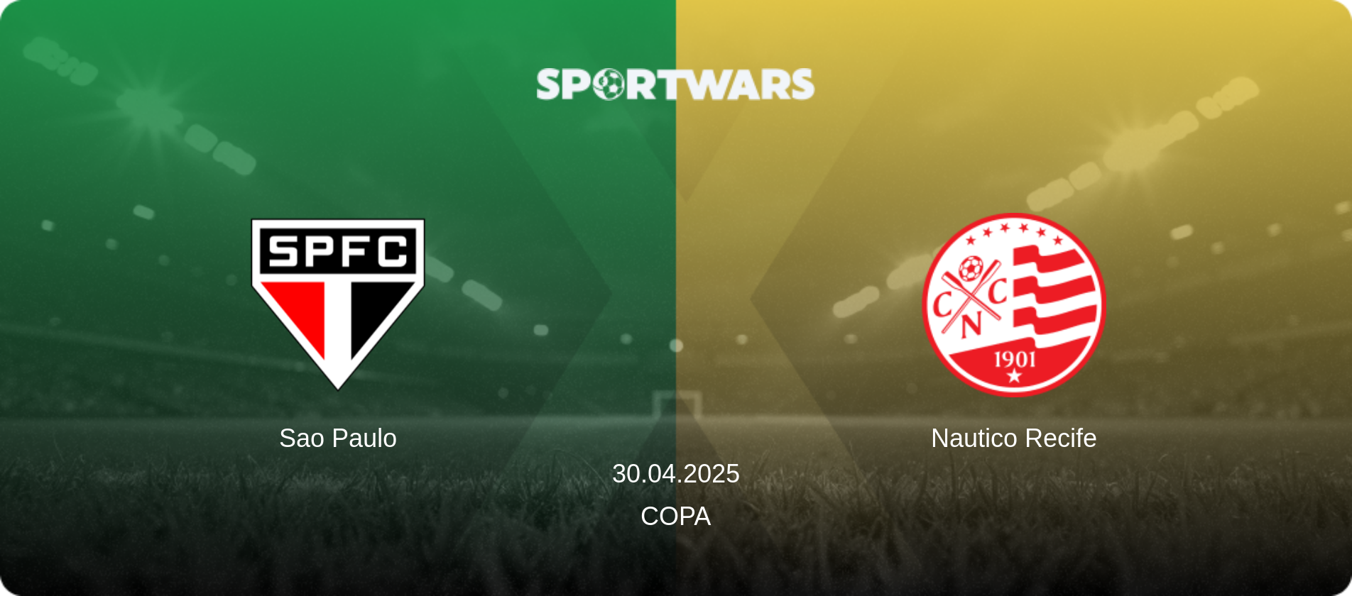 Sao Paulo — Nautico Recife, 30.04.2025 — Copa (match preview)