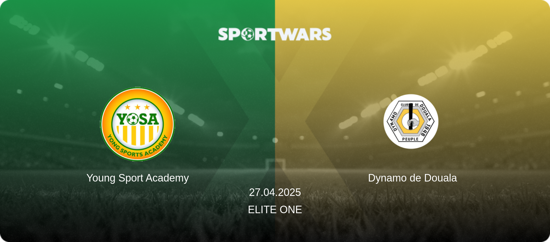 Young Sport Academy — Dynamo de Douala, 27.04.2025 — Elite One (match preview)
