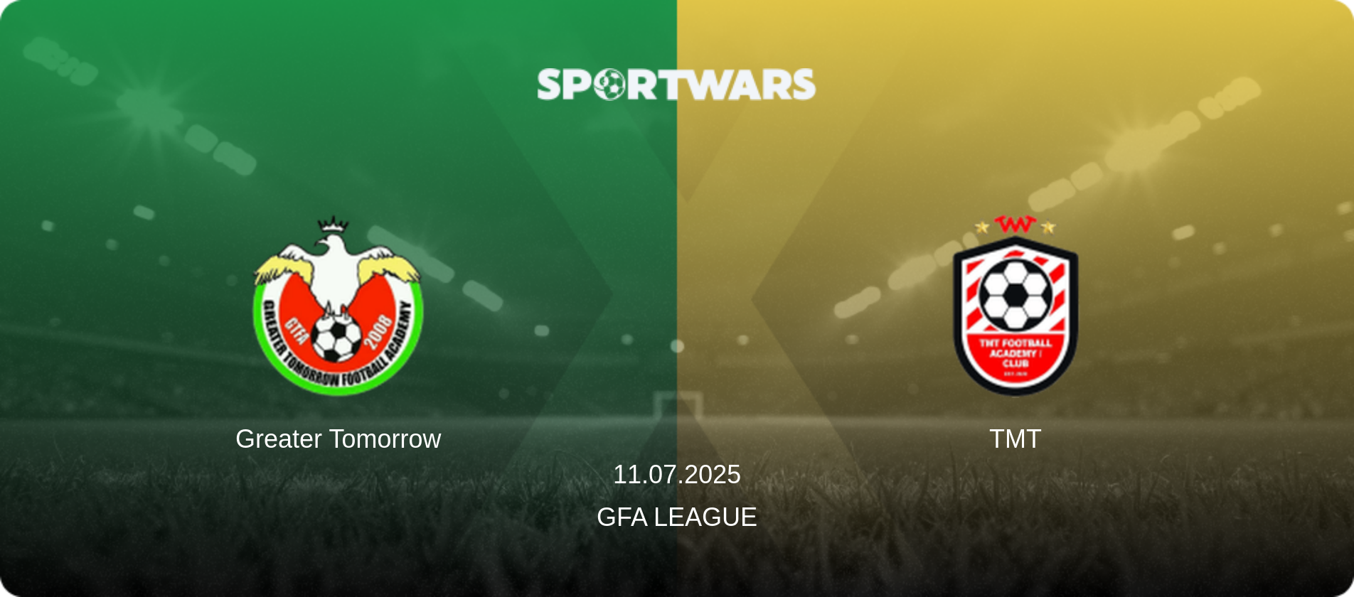 Greater Tomorrow — TMT, 11.07.2025 — GFA League (match preview)