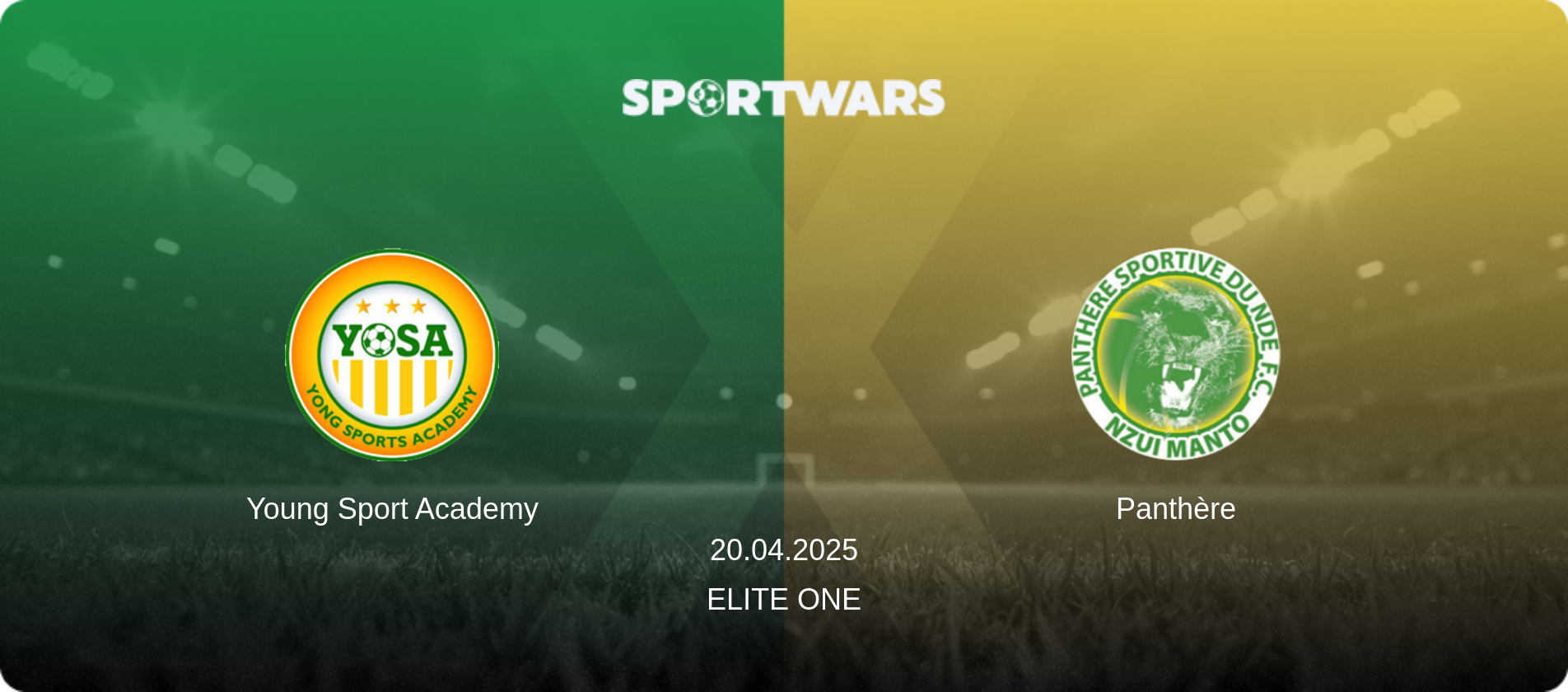 Young Sport Academy — Panthère, 20.04.2025 — Elite One (match preview)