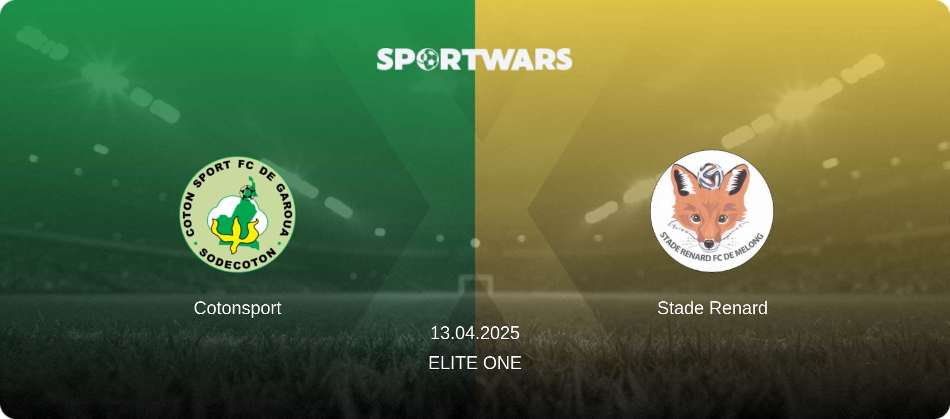 Cotonsport — Stade Renard, 13.04.2025 — Elite One (match preview)