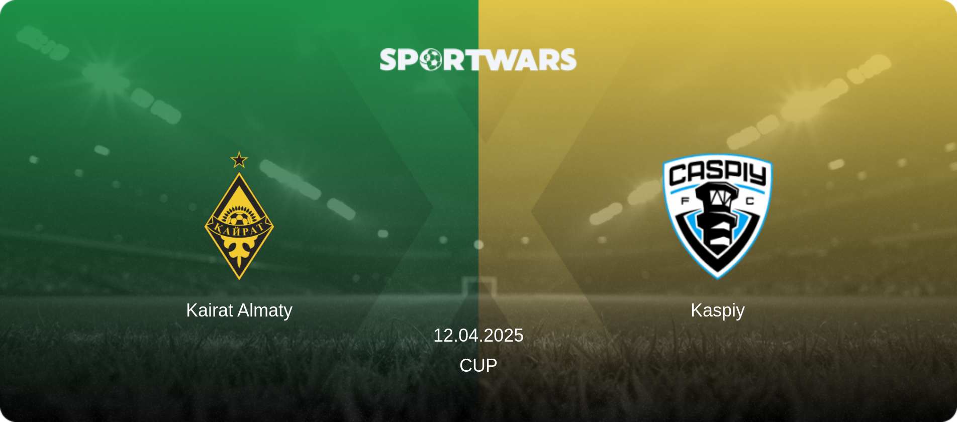 Kairat Almaty — Kaspiy, 12.04.2025 — Cup (match preview)