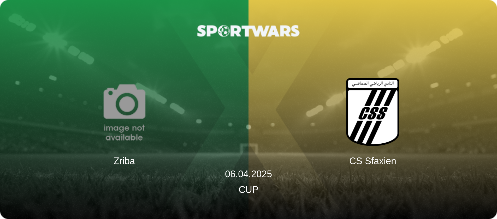 Zriba — CS Sfaxien, 06.04.2025 — Cup (match preview)