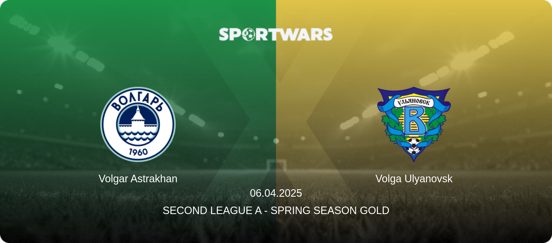Volgar Astrakhan — Volga Ulyanovsk, 06.04.2025 — Second League A - Spring Season Gold (match preview)