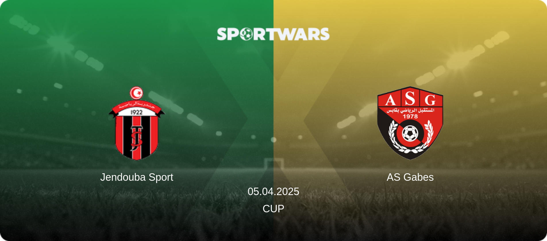 Jendouba Sport — AS Gabes, 05.04.2025 — Cup (match preview)