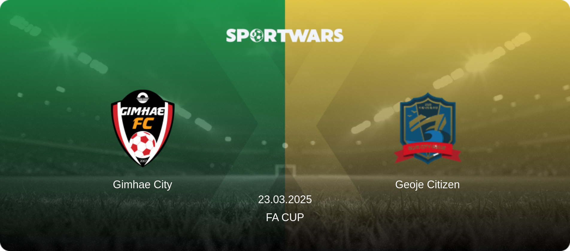 Gimhae City — Geoje Citizen, 23.03.2025 — FA Cup (match preview)
