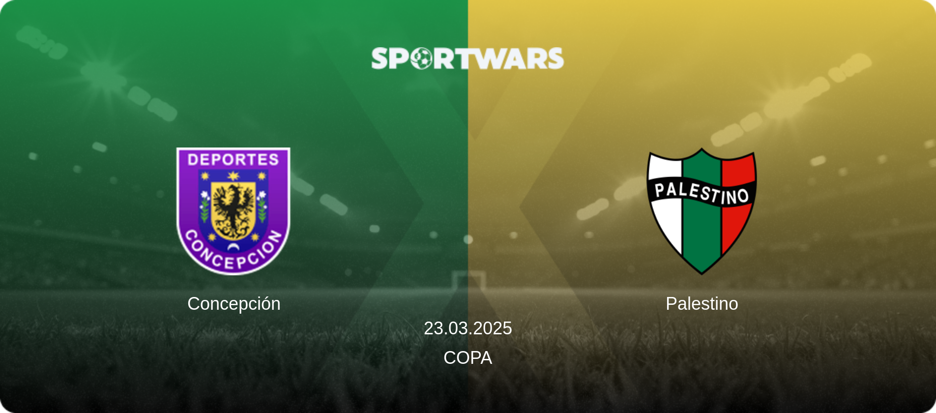 Concepción — Palestino, 23.03.2025 — Copa (match preview)