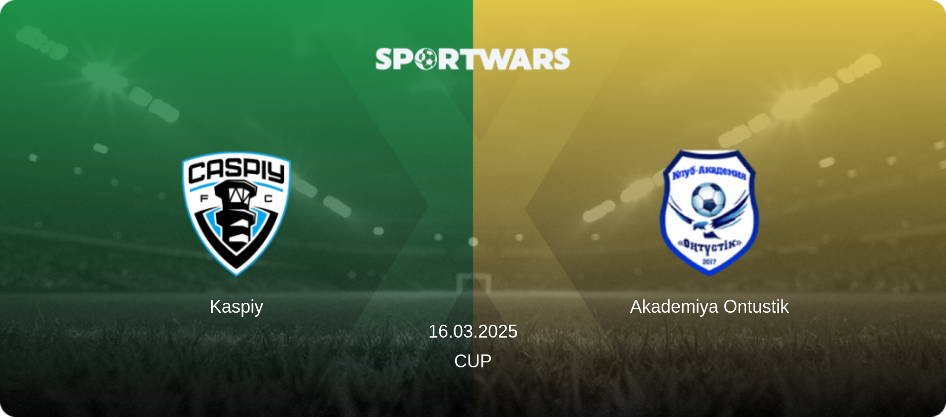 Kaspiy — Akademiya Ontustik, 16.03.2025 — Cup (match preview)