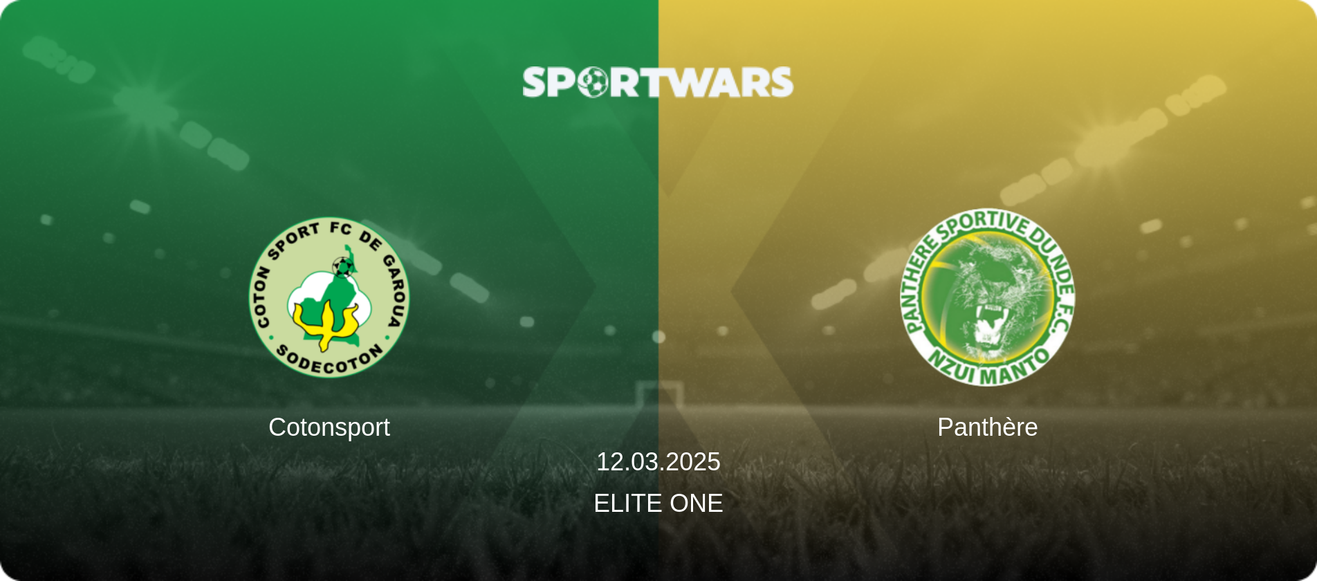 Cotonsport — Panthère, 12.03.2025 — Elite One (match preview)