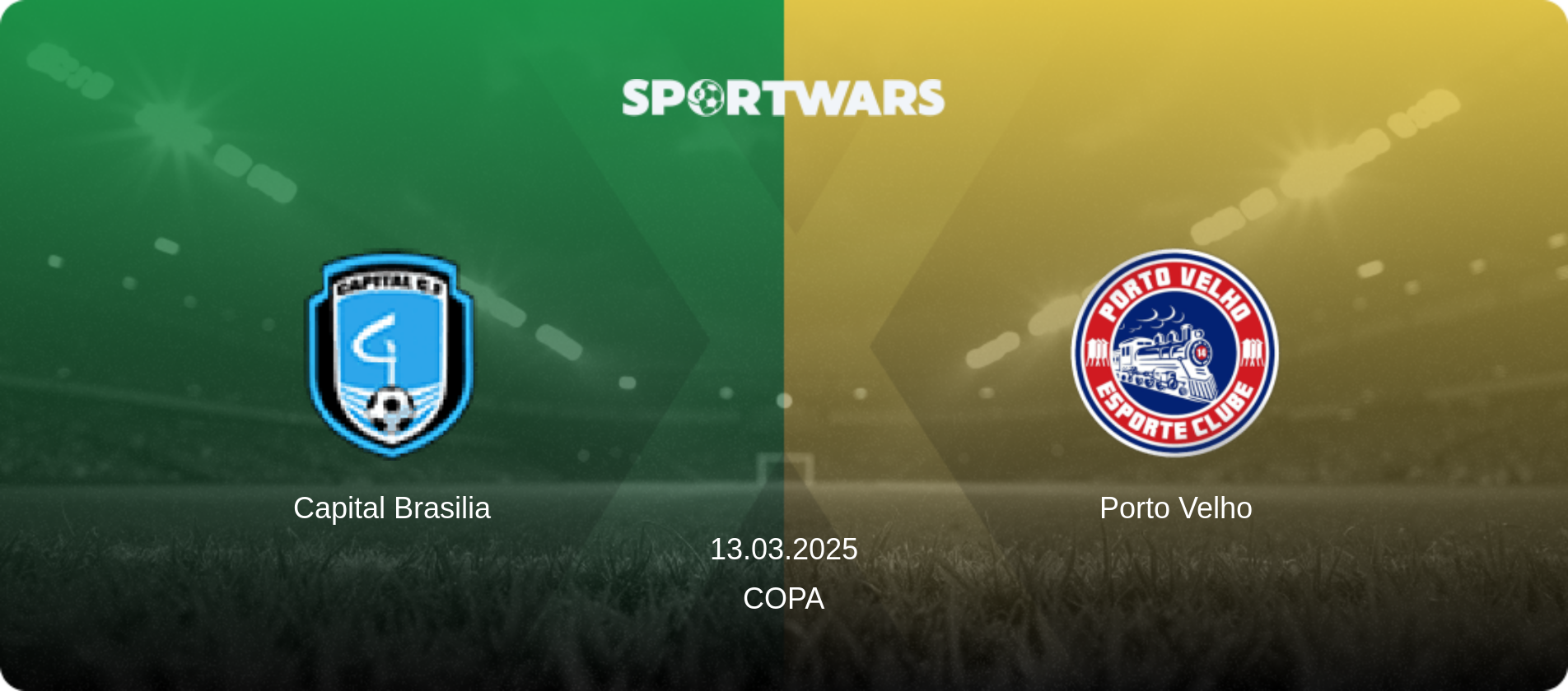 Capital Brasilia — Porto Velho, 13.03.2025 — Copa (match preview)