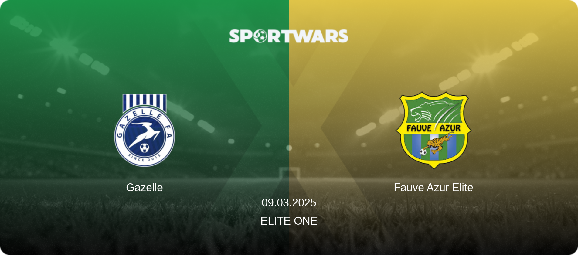 Gazelle — Fauve Azur Elite, 09.03.2025 — Elite One (match preview)