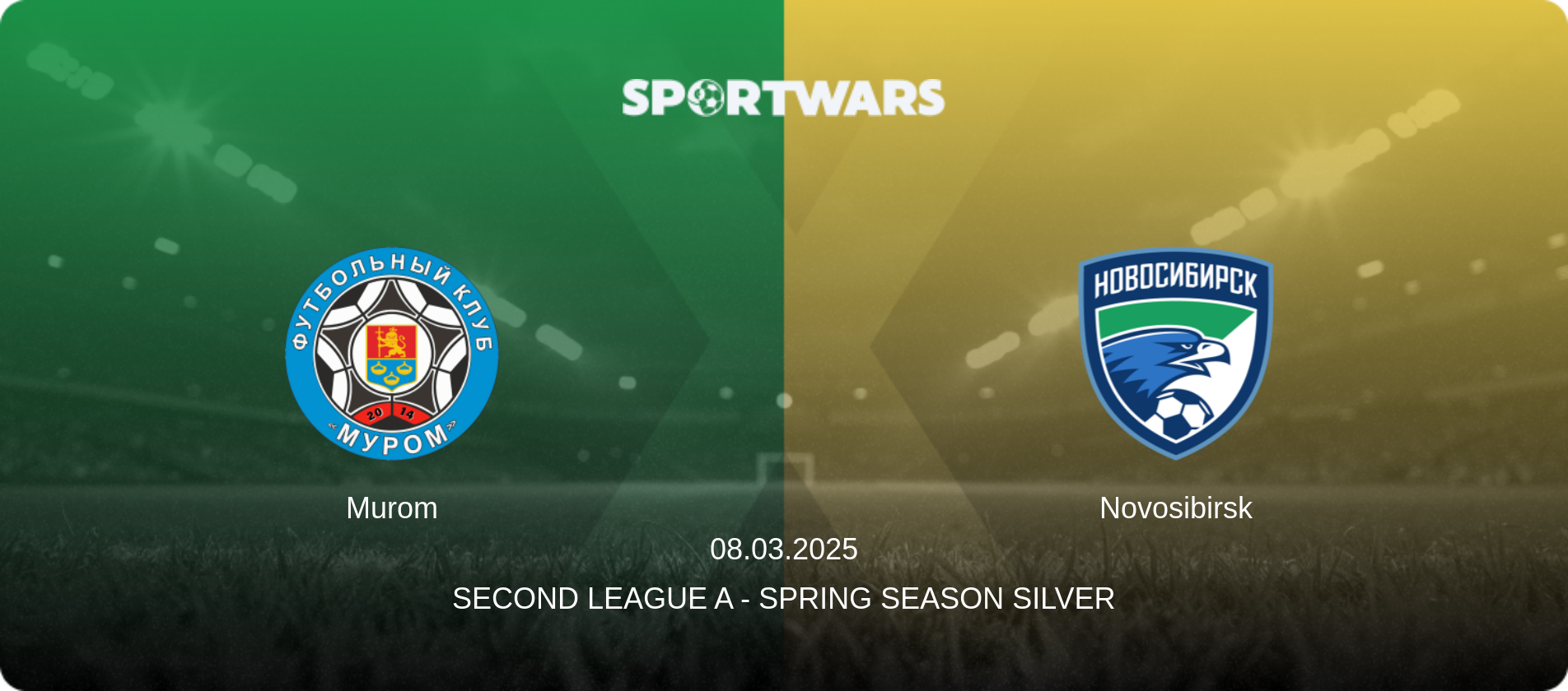 Murom — Novosibirsk, 08.03.2025 — Second League A - Spring Season Silver (match preview)