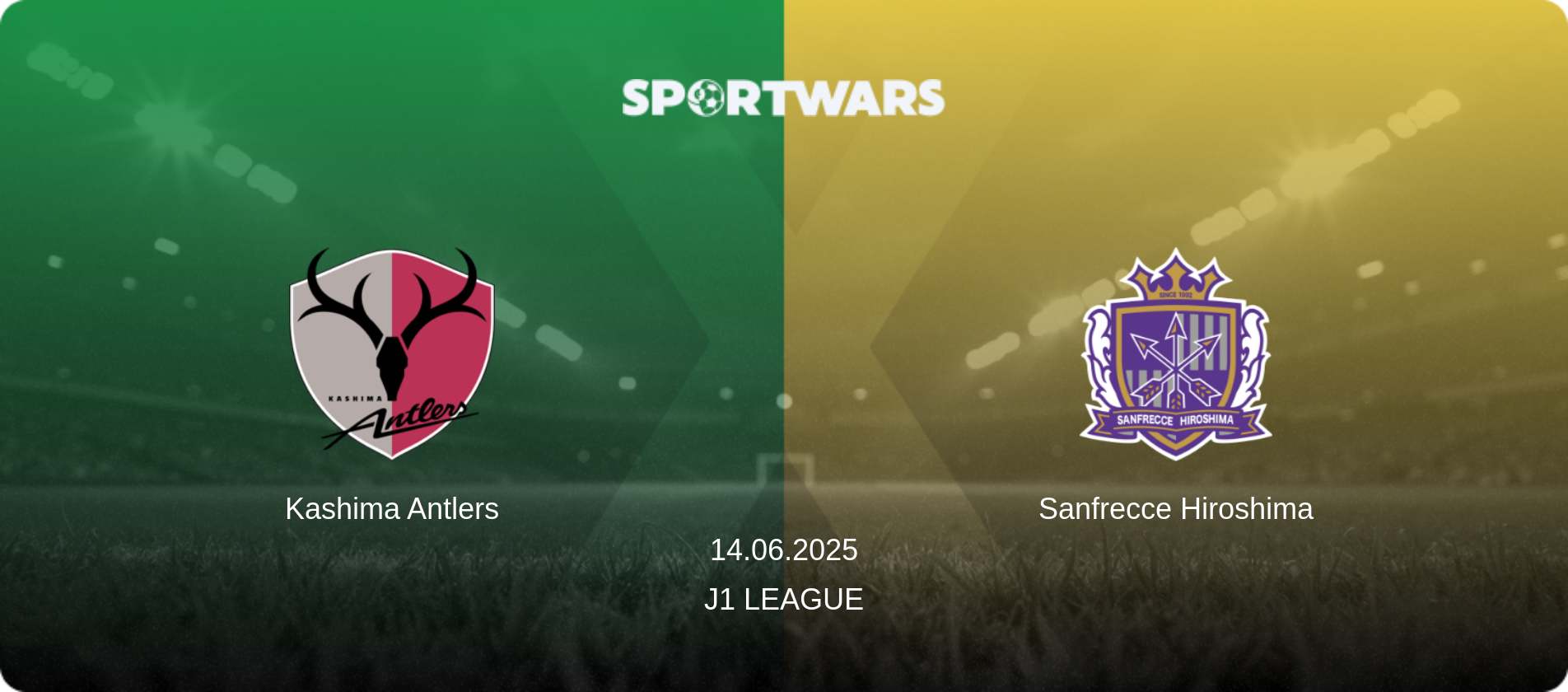 Kashima Antlers — Sanfrecce Hiroshima, 14.06.2025 — J1 League (match preview)