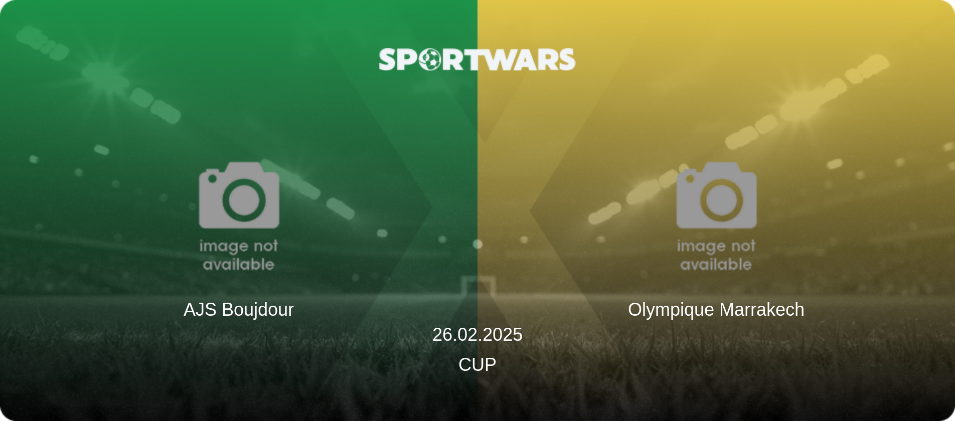 AJS Boujdour — Olympique Marrakech, 26.02.2025 — Cup (match preview)