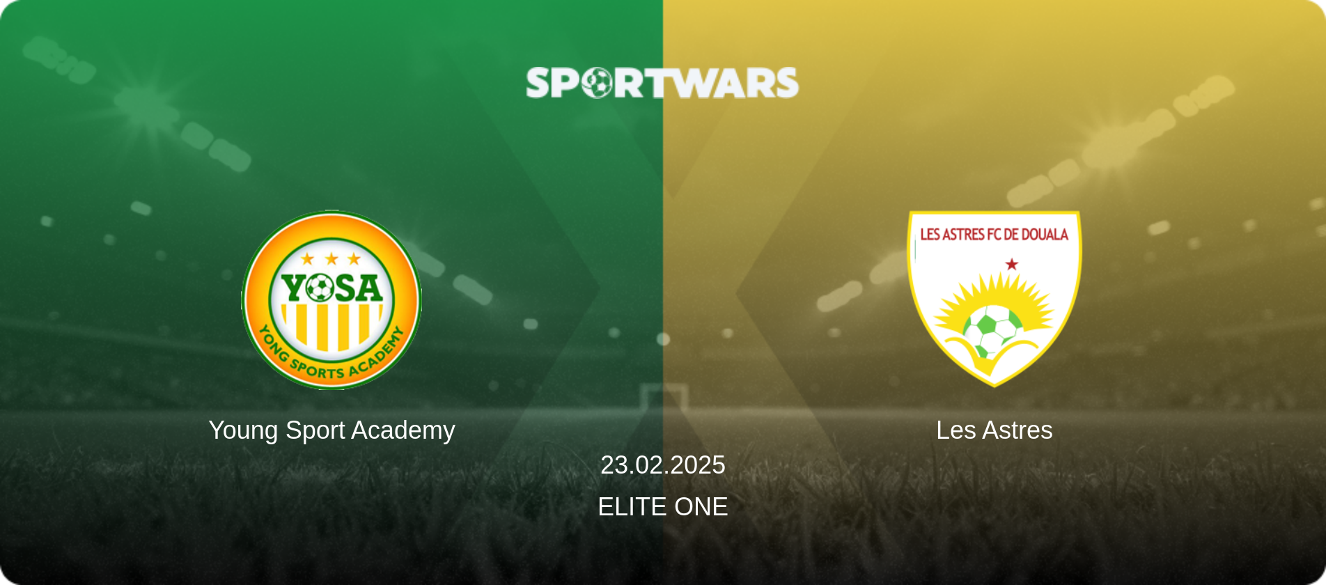 Young Sport Academy — Les Astres, 23.02.2025 — Elite One (match preview)