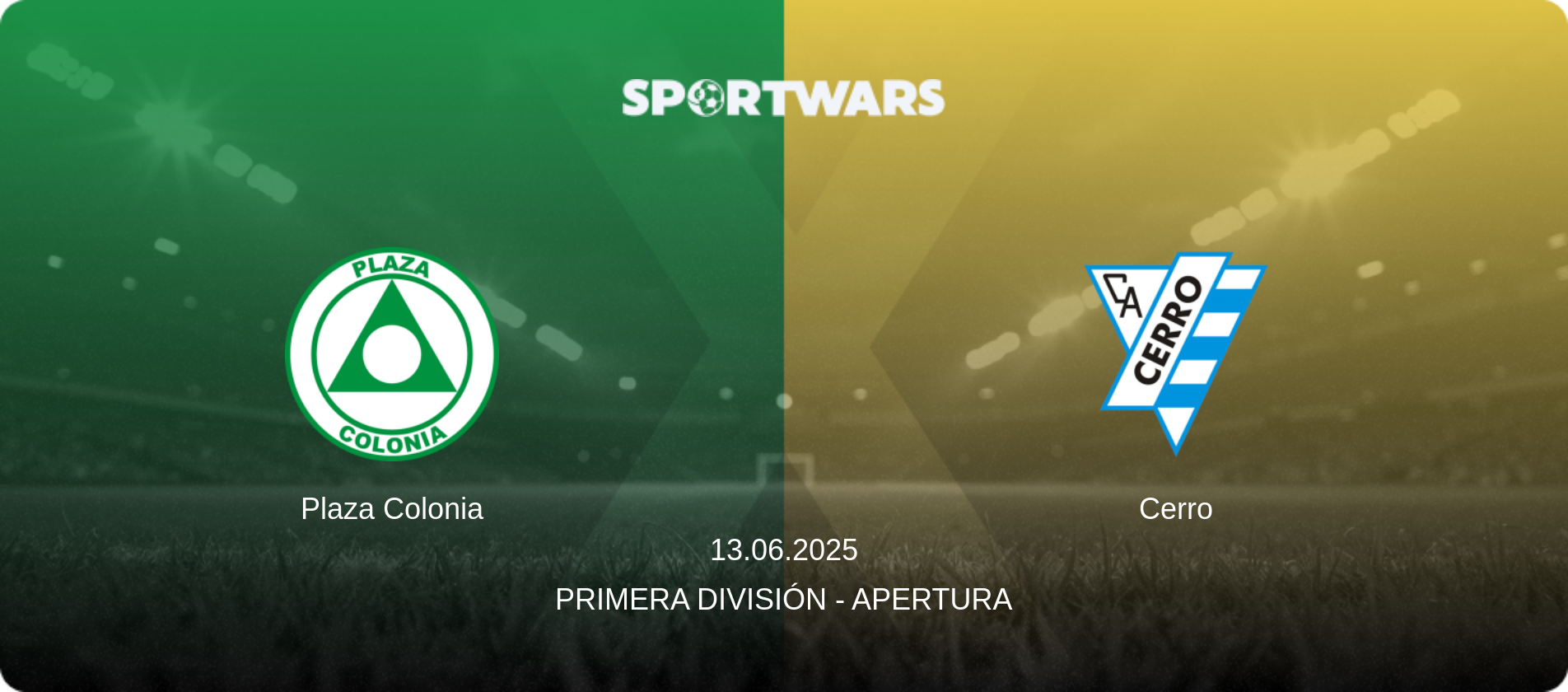 Plaza Colonia — Cerro, 13.06.2025 — Primera División - Apertura (match preview)