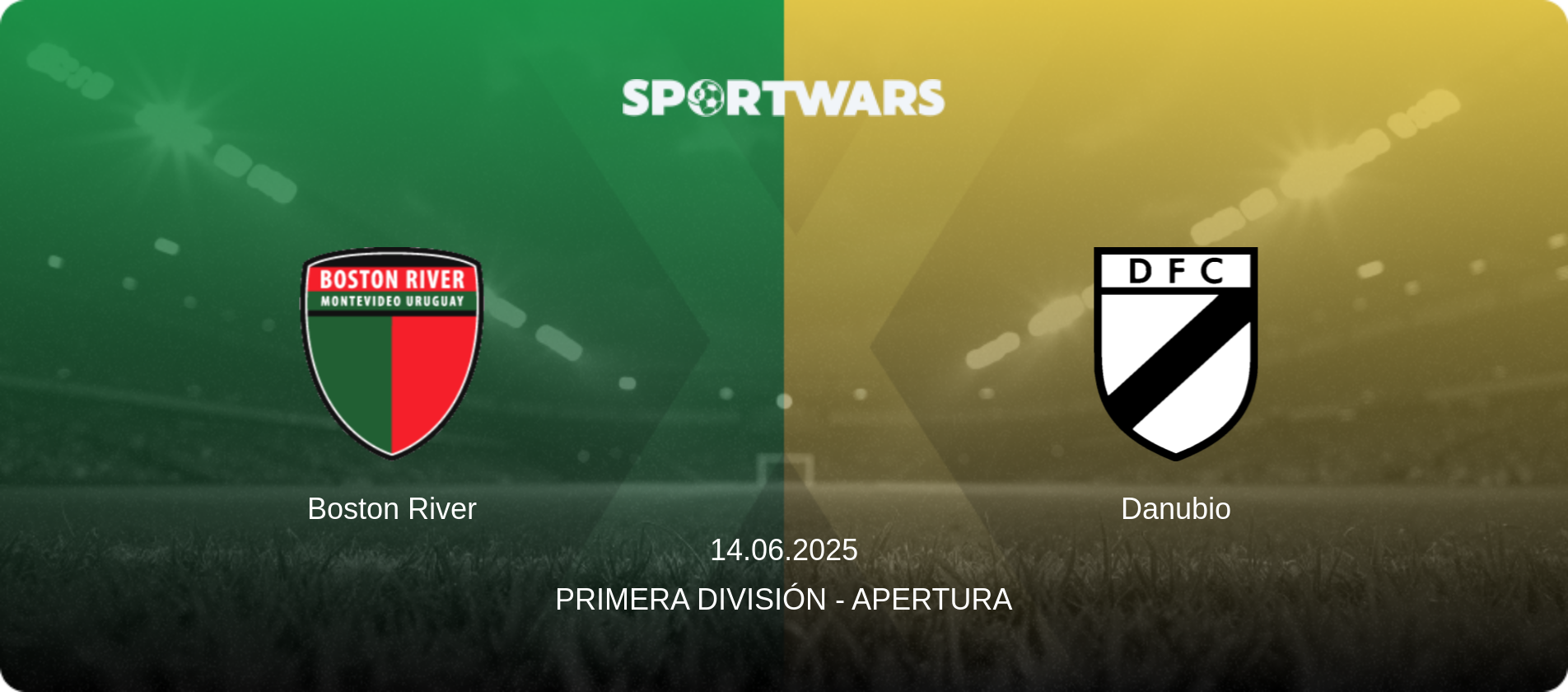 Boston River — Danubio, 14.06.2025 — Primera División - Apertura (match preview)
