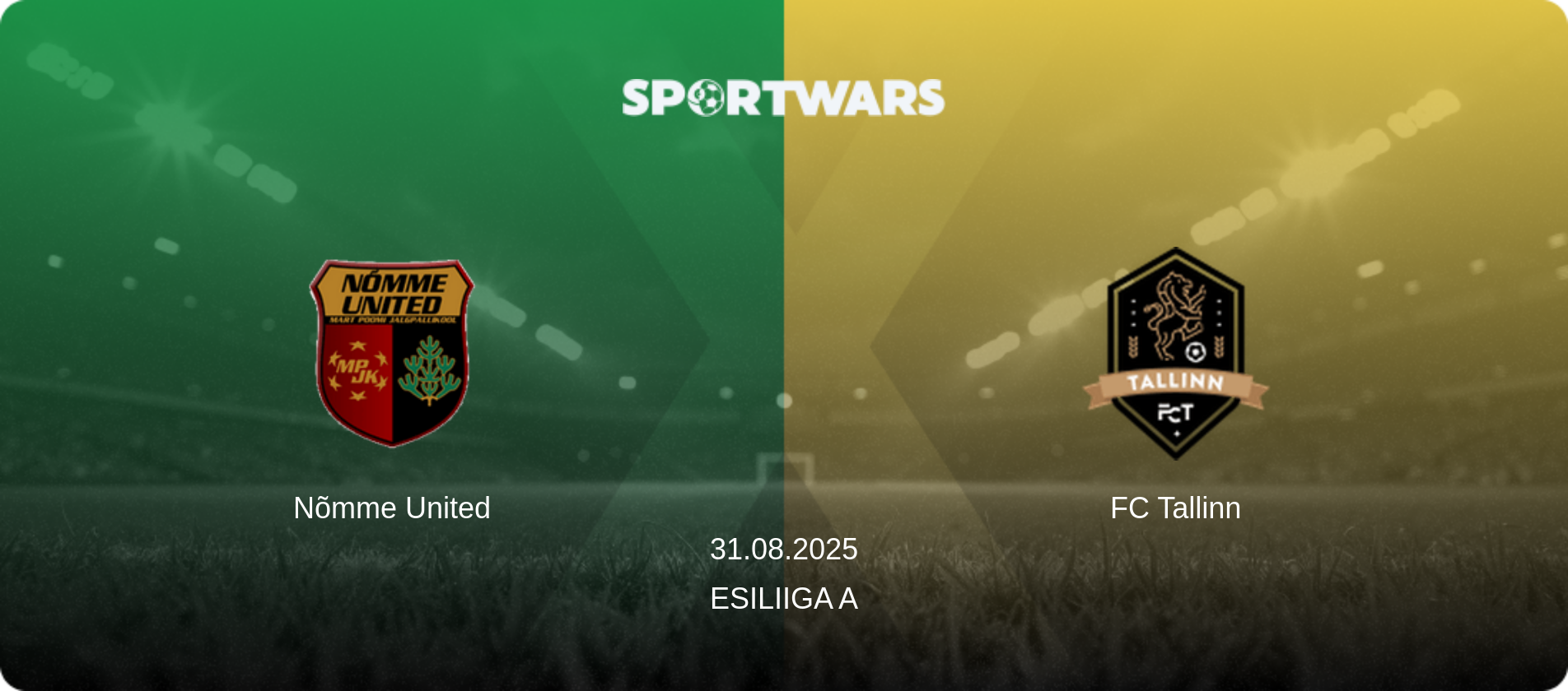 Nõmme United — FC Tallinn, 31.08.2025 — Esiliiga A (match preview)