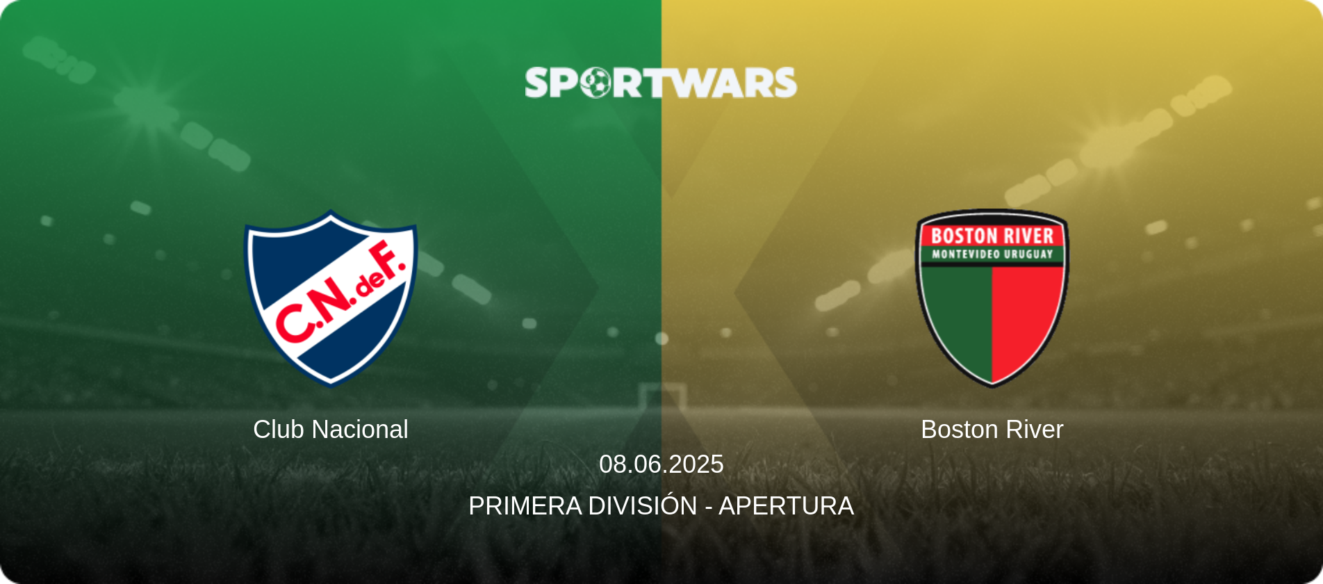 Club Nacional — Boston River, 08.06.2025 — Primera División - Apertura (match preview)