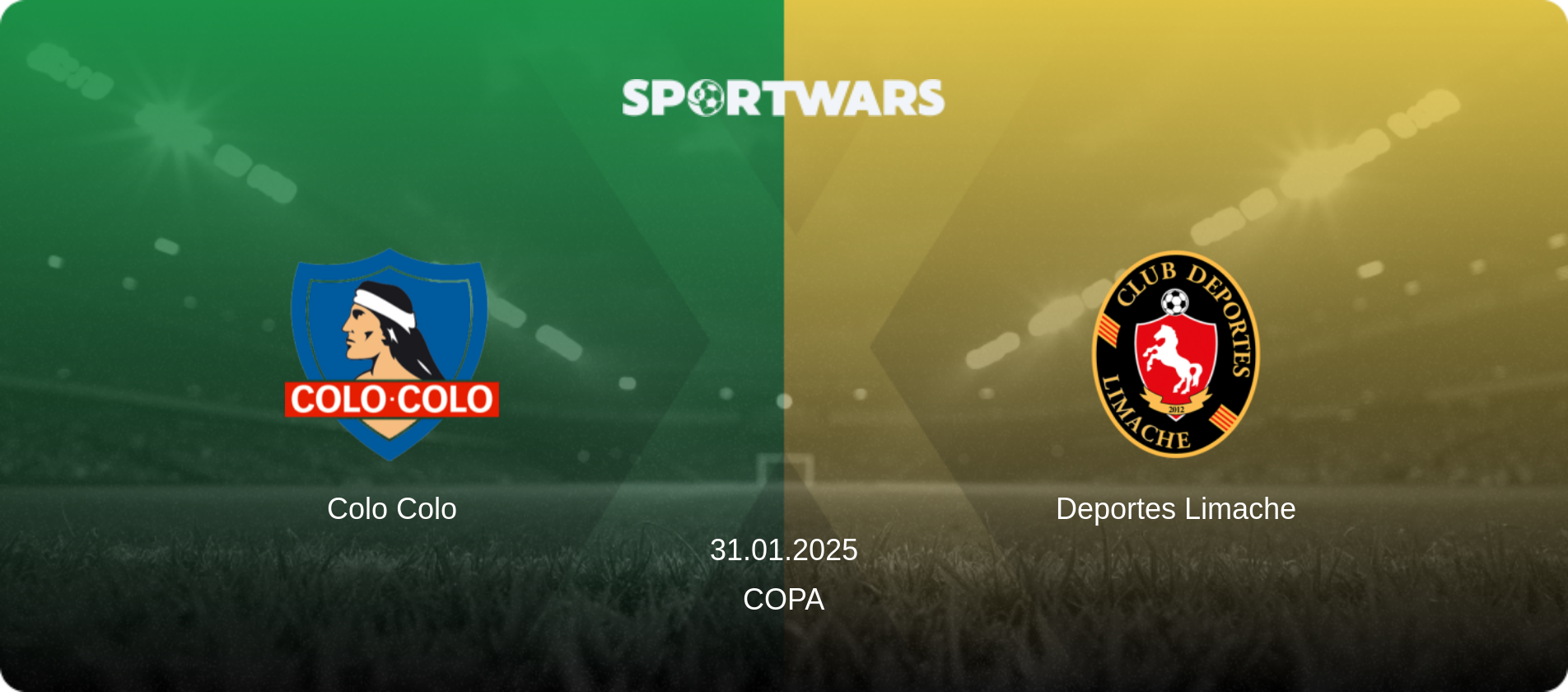 Colo Colo — Deportes Limache, 31.01.2025 — Copa (match preview)
