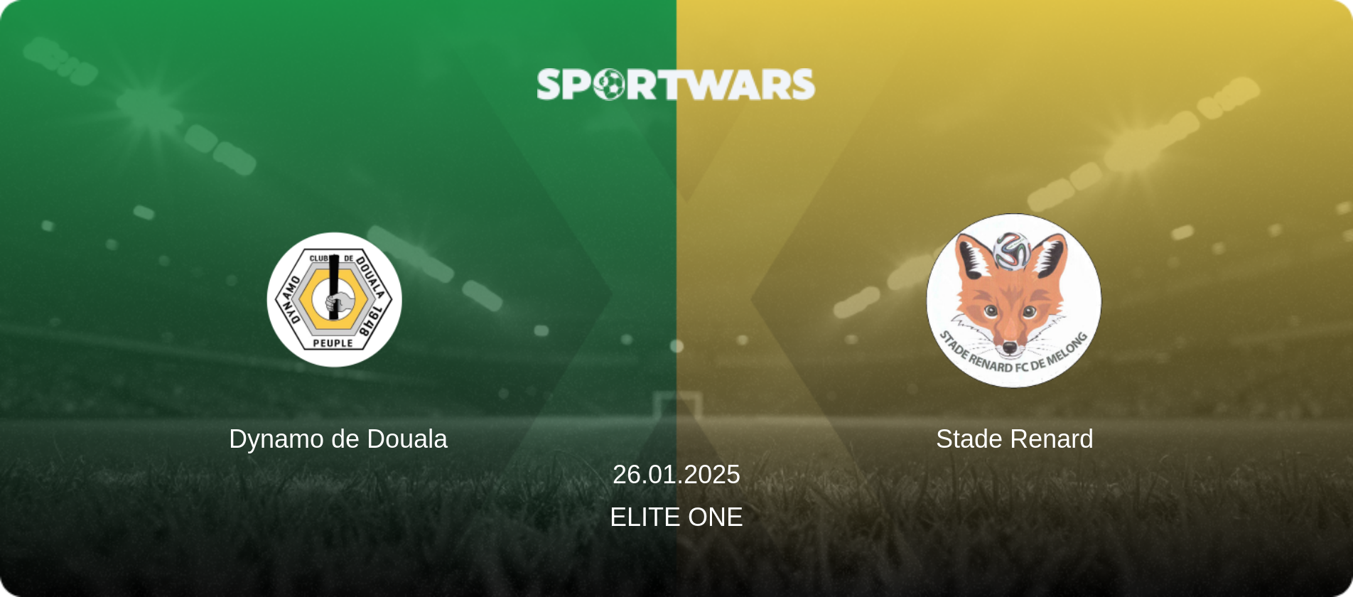 Dynamo de Douala — Stade Renard, 26.01.2025 — Elite One (match preview)