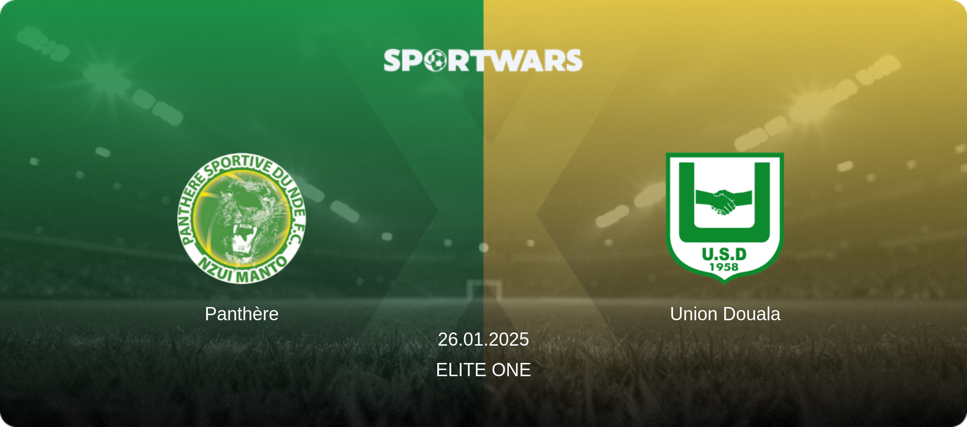 Panthère — Union Douala, 26.01.2025 — Elite One (match preview)
