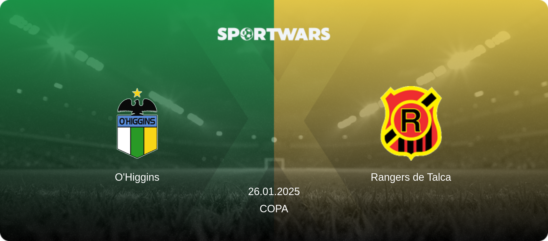 O'Higgins — Rangers de Talca, 26.01.2025 — Copa (match preview)