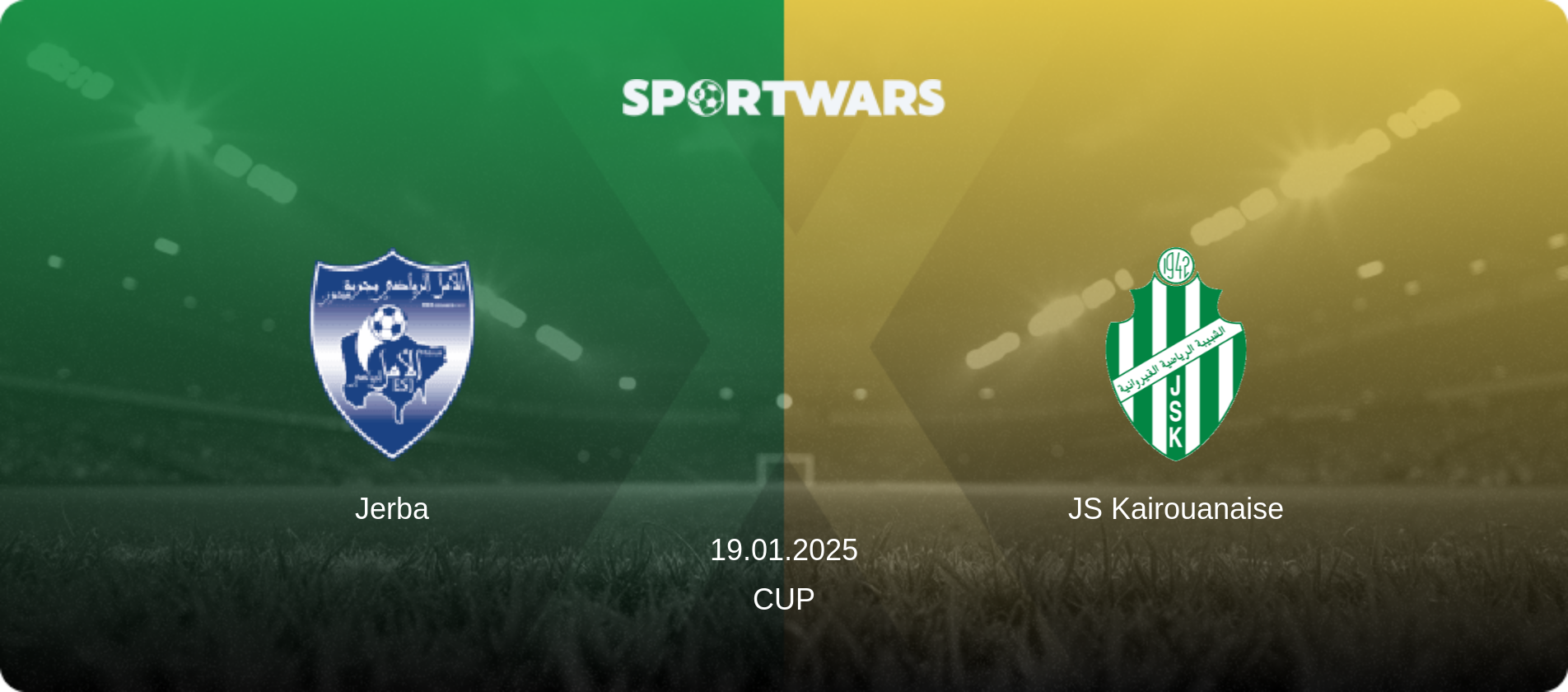 Jerba — JS Kairouanaise, 19.01.2025 — Cup (match preview)