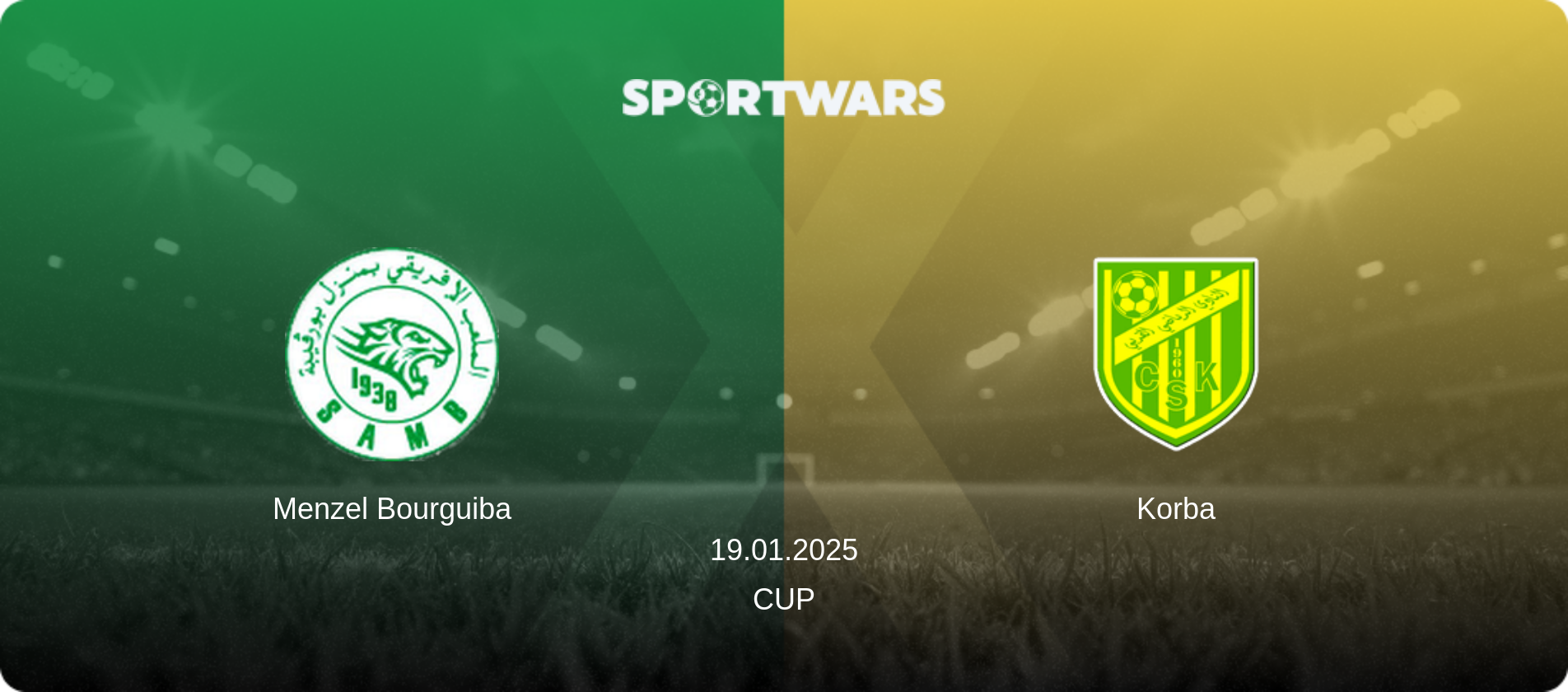 Menzel Bourguiba — Korba, 19.01.2025 — Cup (match preview)