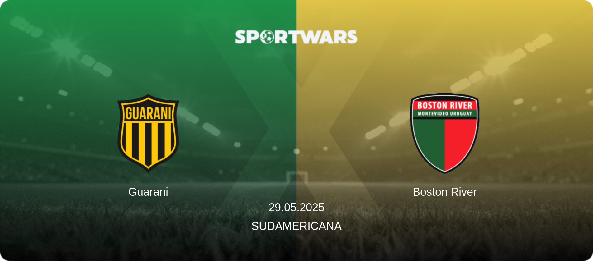 Guarani — Boston River, 29.05.2025 — Sudamericana (match preview)