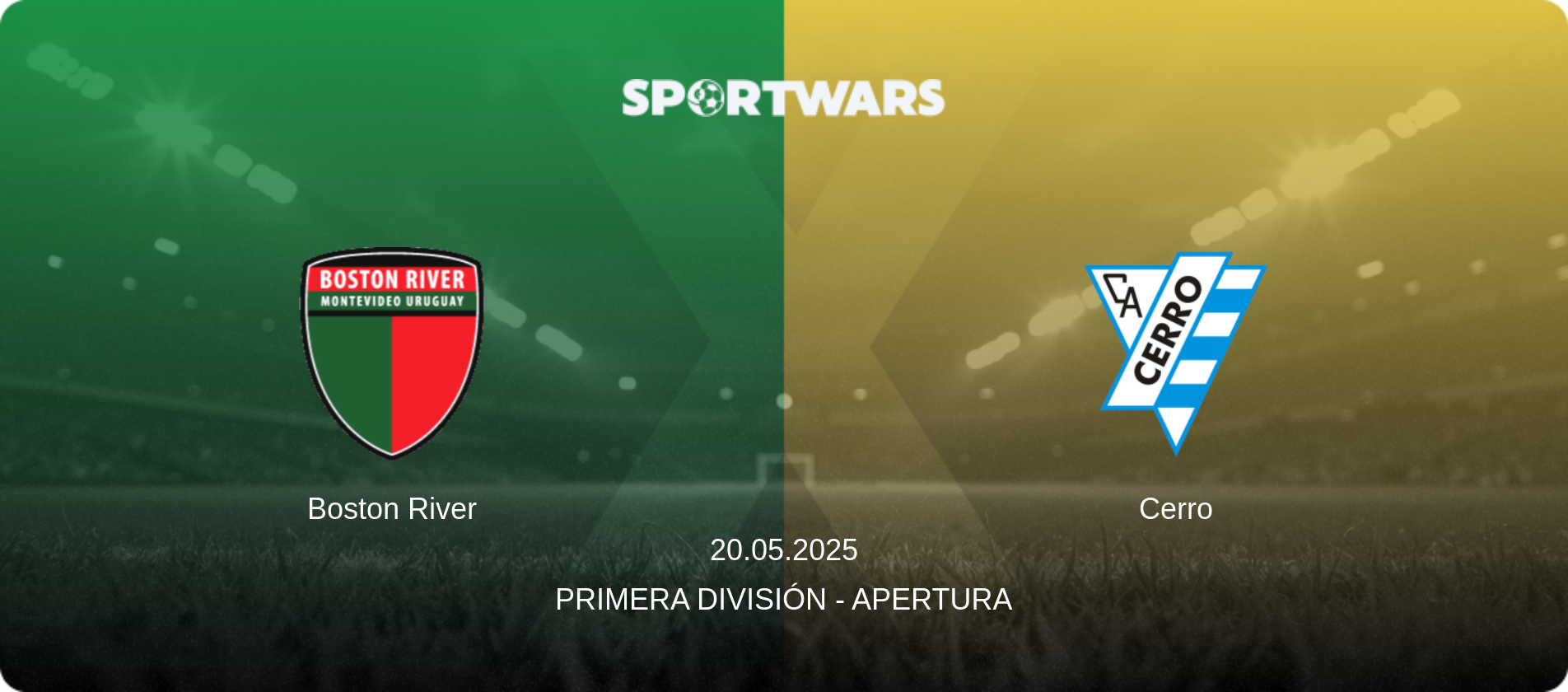 Boston River — Cerro, 20.05.2025 — Primera División - Apertura (match preview)