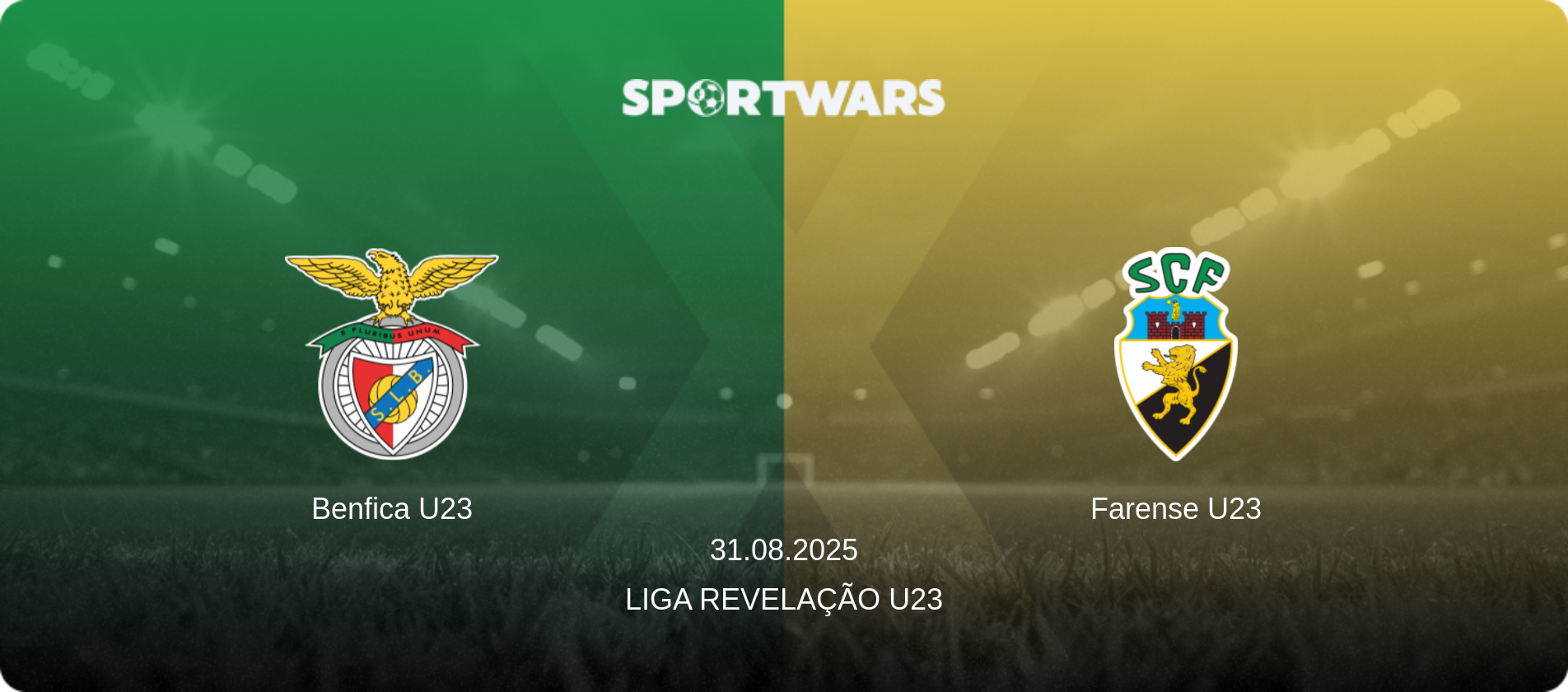 Benfica U23 — Farense U23, 31.08.2025 — Liga Revelação U23 (match preview)