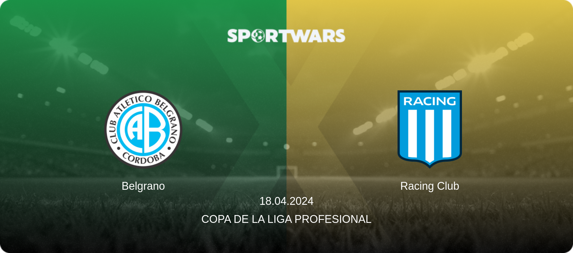 Belgrano — Racing Club, 18.04.2024 — Copa de la Liga Profesional (match preview)