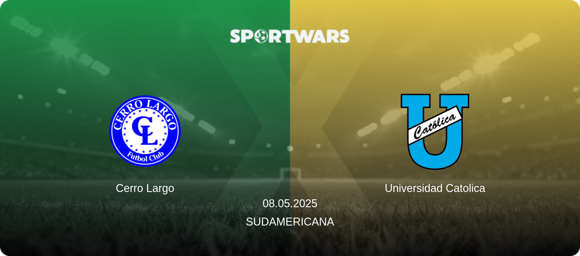 Cerro Largo — Universidad Catolica, 08.05.2025 — Sudamericana (match preview)