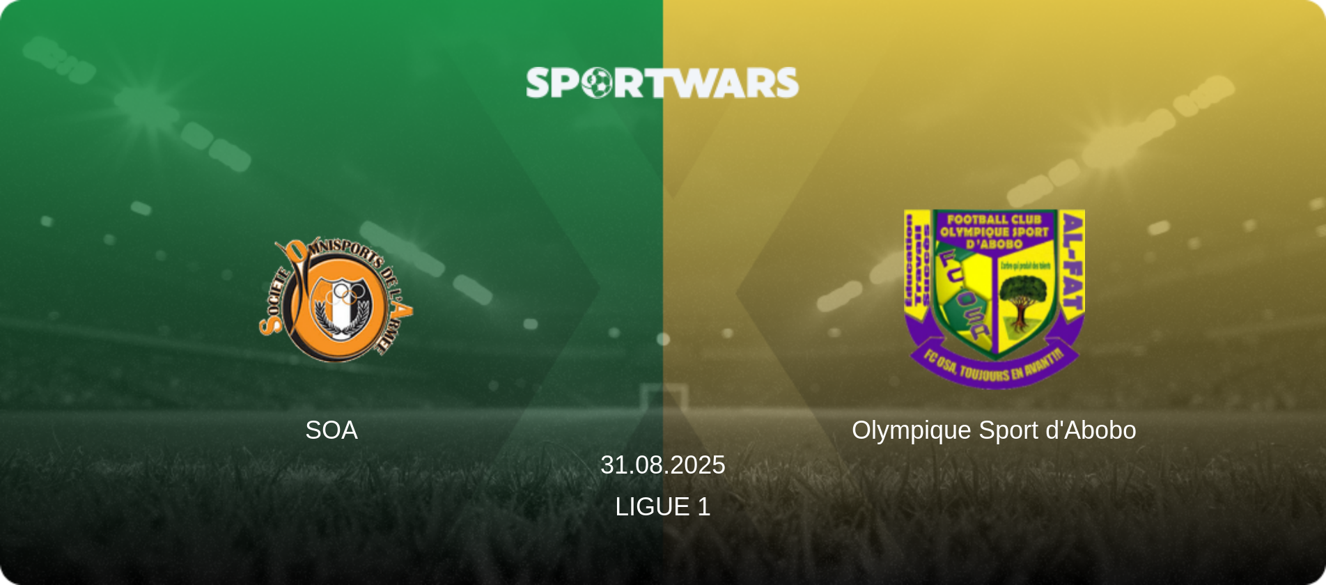 SOA — Olympique Sport d'Abobo, 31.08.2025 — Ligue 1 (match preview)
