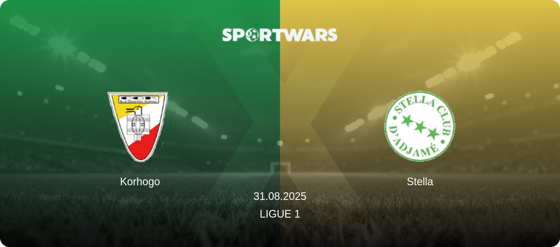 Korhogo — Stella, 31.08.2025 — Ligue 1 (match preview)