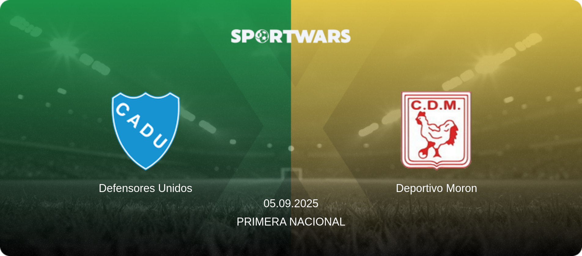 Defensores Unidos — Deportivo Moron, 05.09.2025 — Primera Nacional (match preview)
