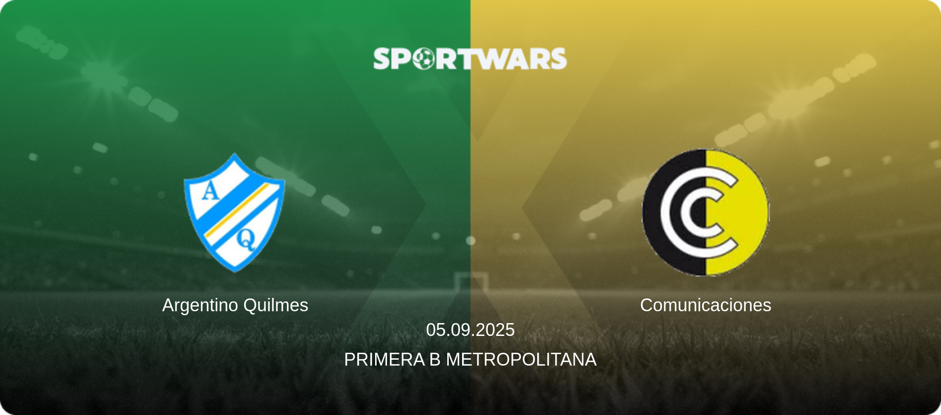 Argentino Quilmes — Comunicaciones, 05.09.2025 — Primera B Metropolitana (match preview)