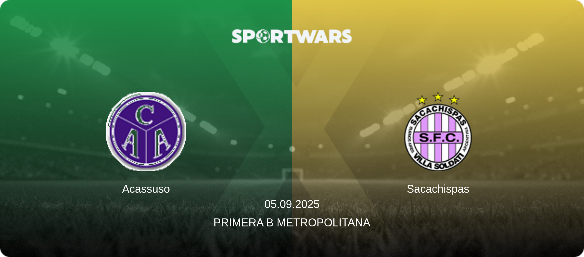 Acassuso — Sacachispas, 05.09.2025 — Primera B Metropolitana (match preview)