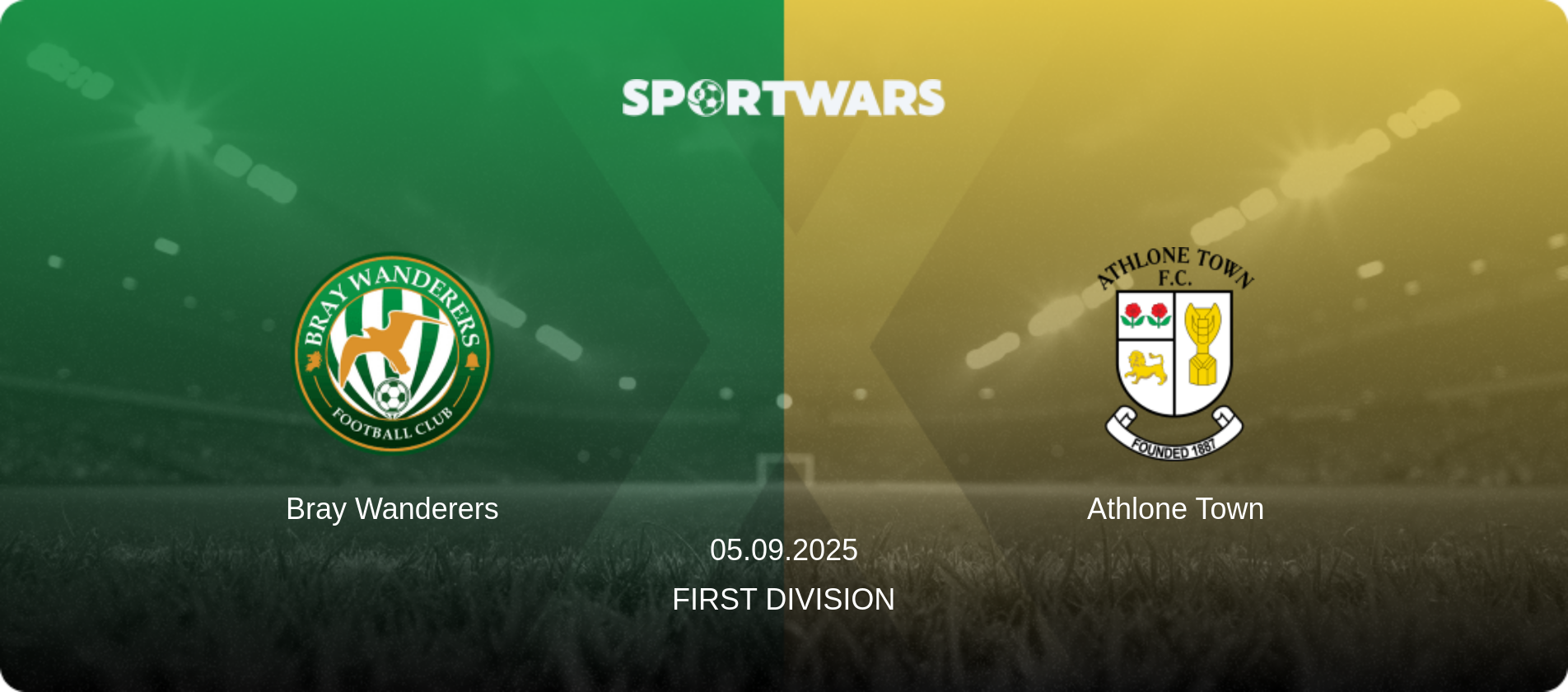 Bray Wanderers — Athlone Town, 05.09.2025 — First Division (match preview)