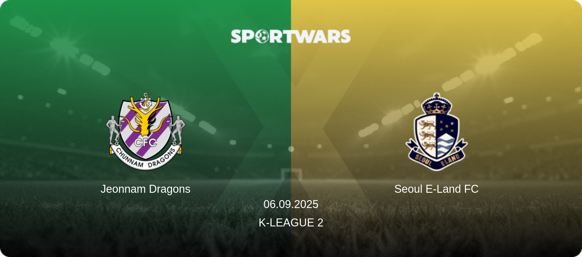 Jeonnam Dragons — Seoul E-Land FC, 06.09.2025 — K-League 2 (match preview)