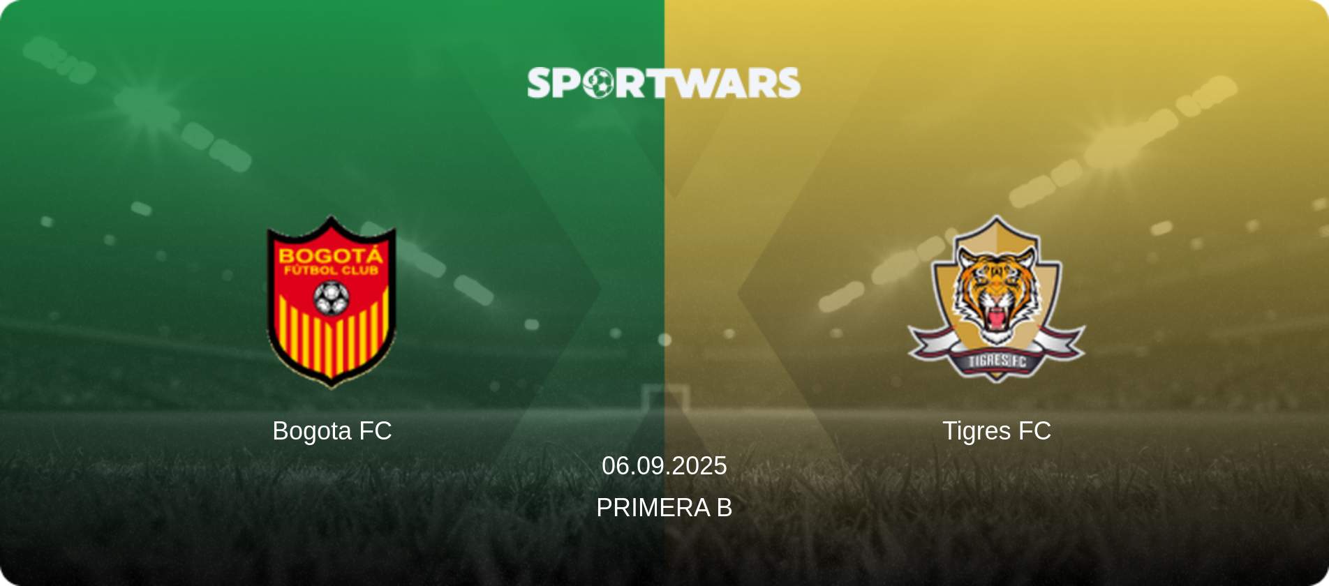 Bogota FC — Tigres FC, 06.09.2025 — Primera B (match preview)