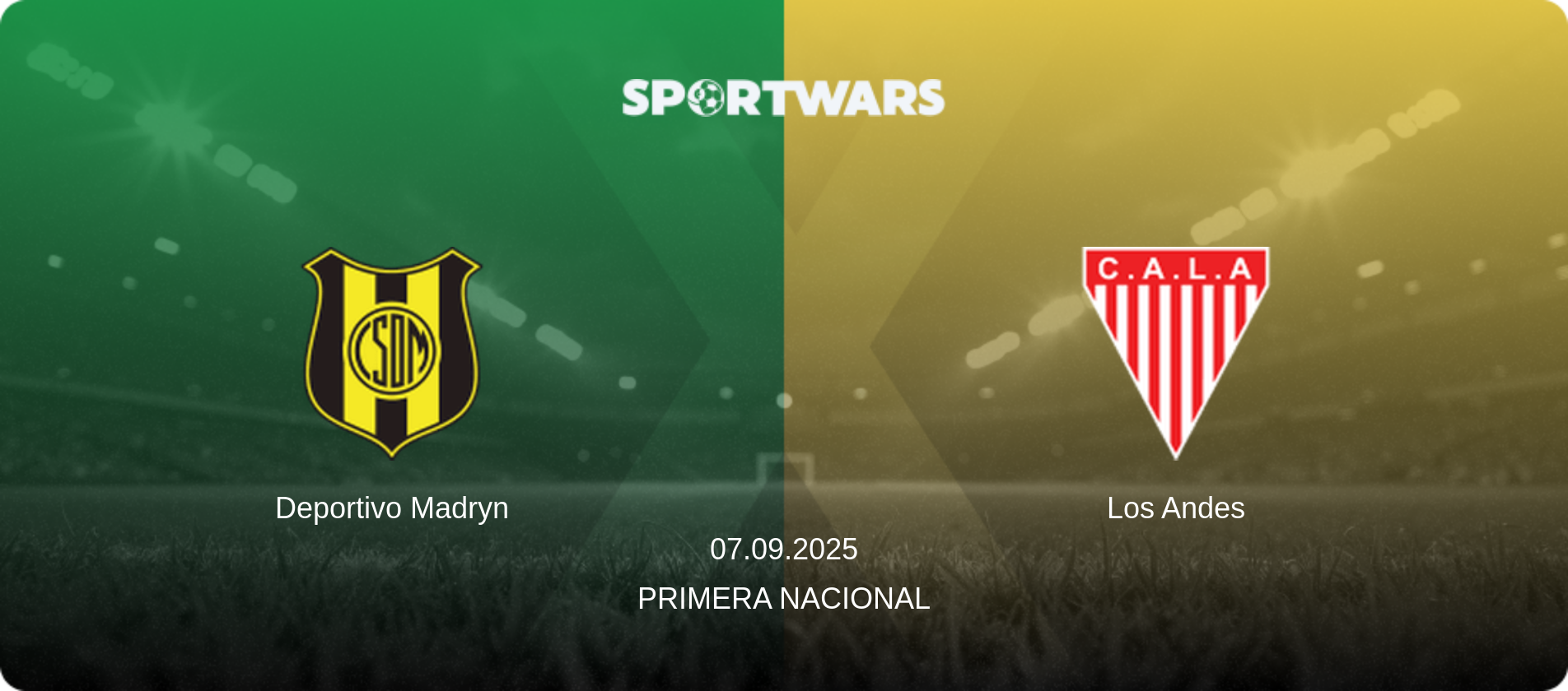 Deportivo Madryn — Los Andes, 07.09.2025 — Primera Nacional (match preview)