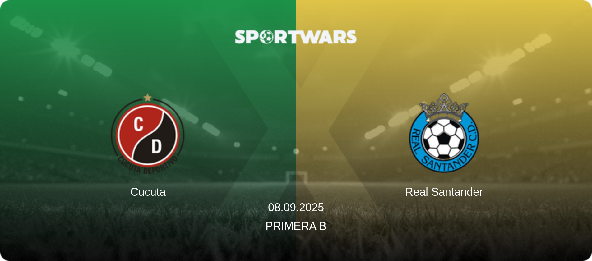 Cucuta — Real Santander, 08.09.2025 — Primera B (match preview)