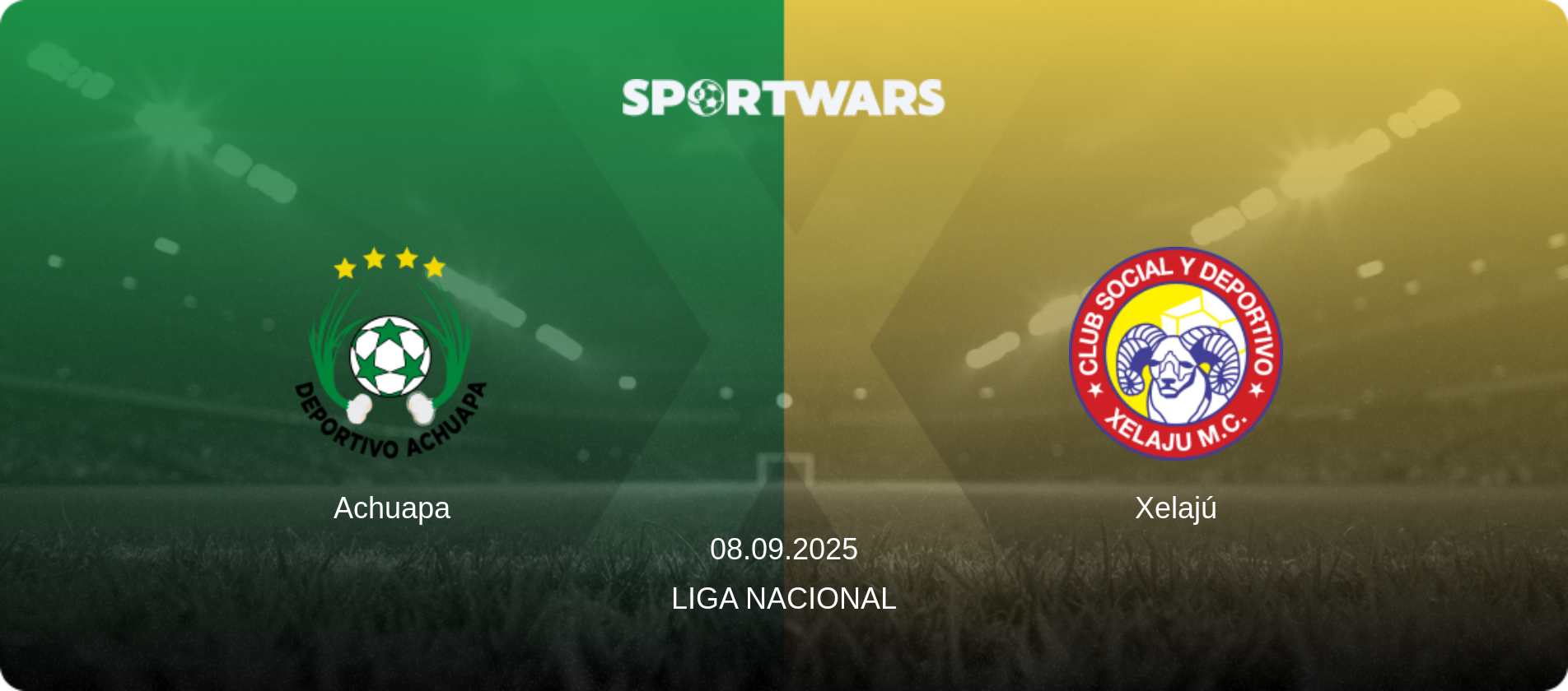 Achuapa — Xelajú, 08.09.2025 — Liga Nacional (match preview)