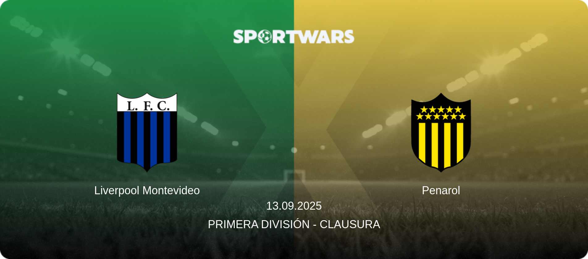 Liverpool Montevideo — Penarol, 13.09.2025 — Primera División - Clausura (match preview)