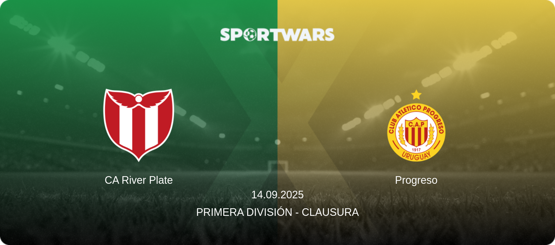 CA River Plate — Progreso, 14.09.2025 — Primera División - Clausura (match preview)