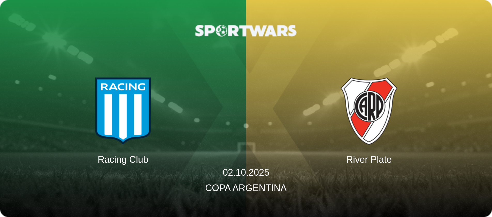 Racing Club — River Plate, 02.10.2025 — Copa Argentina (match preview)