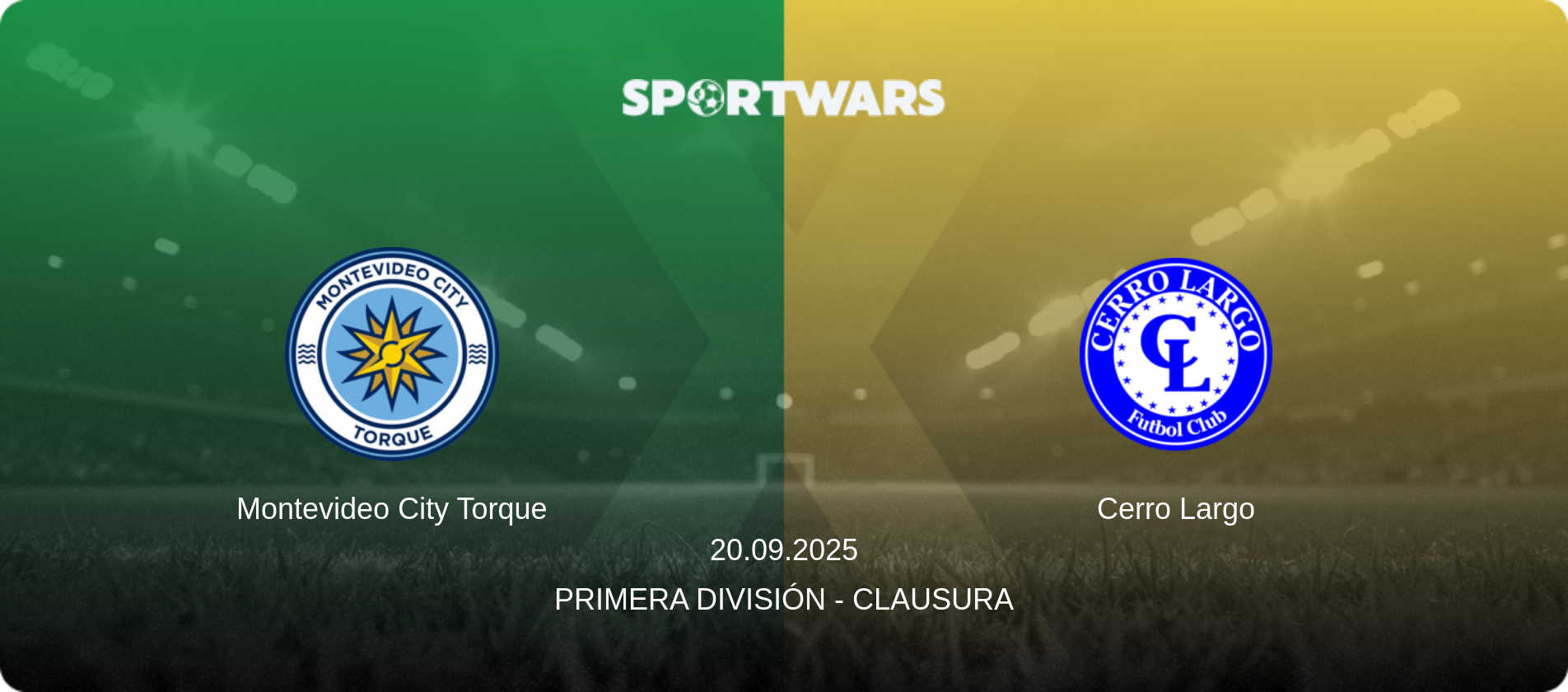 Montevideo City Torque — Cerro Largo, 20.09.2025 — Primera División - Clausura (match preview)