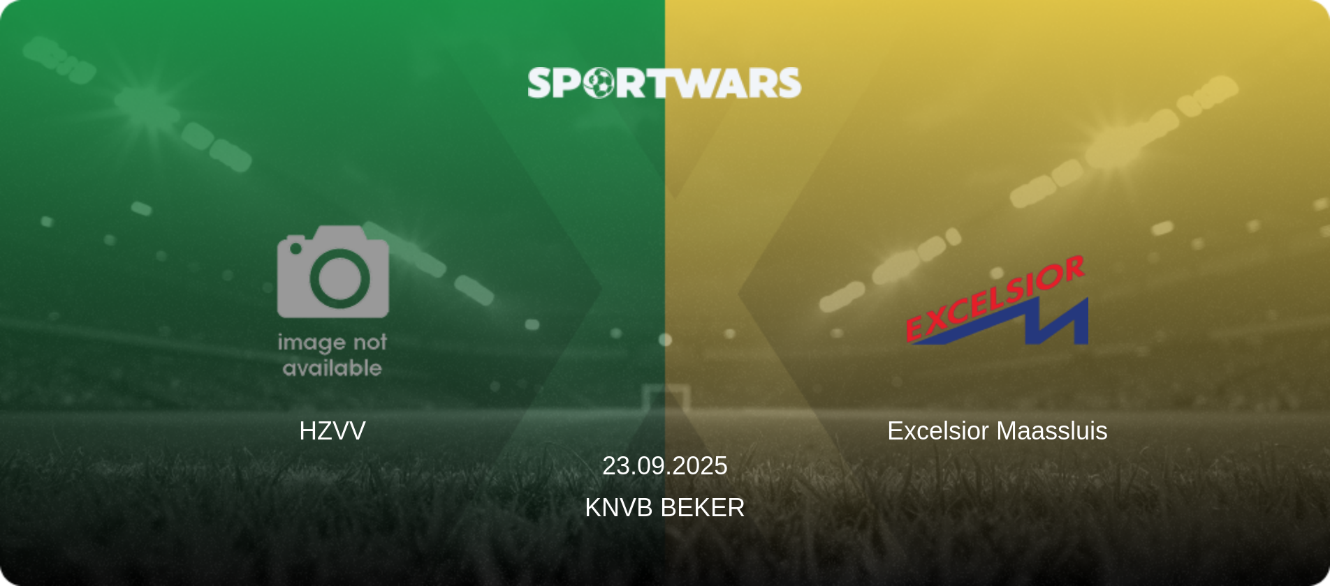 HZVV — Excelsior Maassluis, 23.09.2025 — KNVB Beker (match preview)